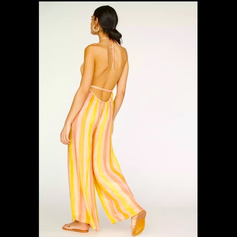 Anthropologie NWT Sundress Sophie Jumpsuit Size M/L - Picture 7 of 12
